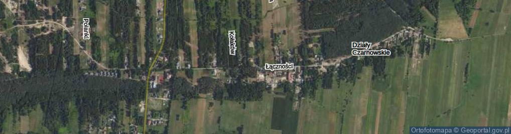 Zdjęcie satelitarne Łączności ul.